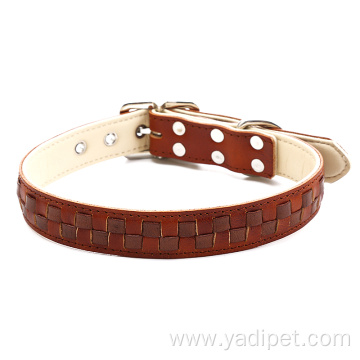 Genuine Leather high quality Dog Collar